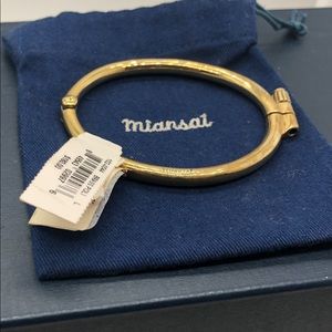 Miansai Gold Brass Unisex Bracelet